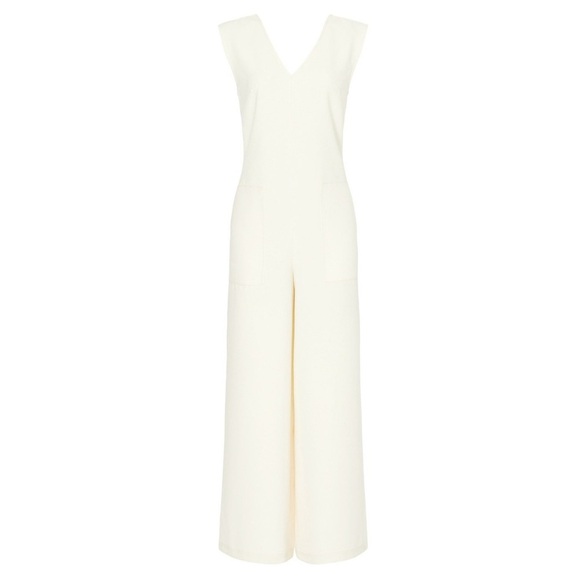 EUC Marina Moscone V-Neck Jumpsuit - Picture 5 of 9